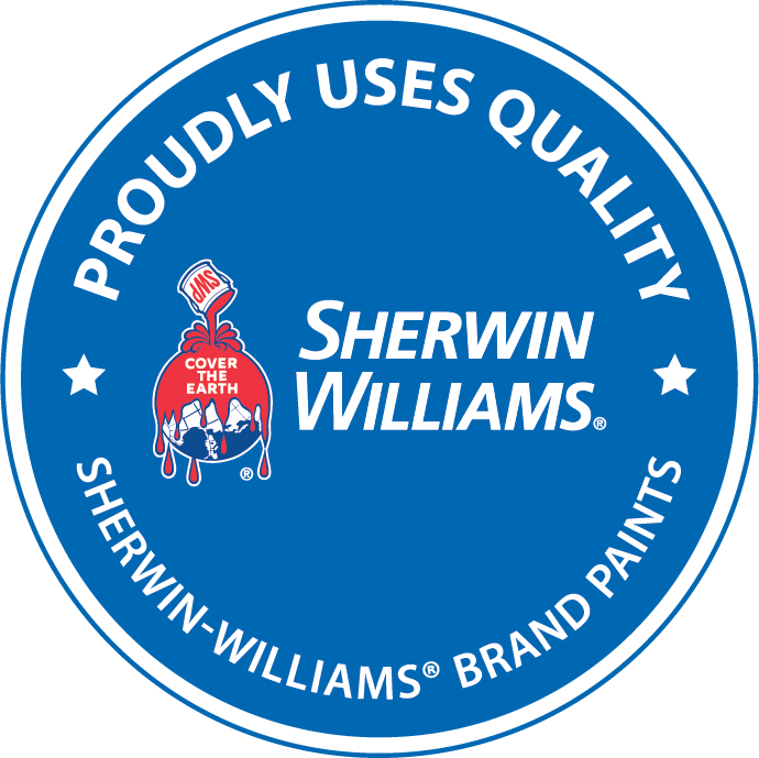Proudly uses Sherwin-Williams Brand Paints